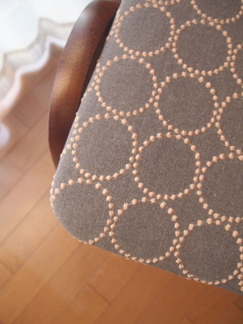 ミナペルホネン 秋田木工 剣持スツールB ハンドメイド タンバリン 生地 チェア