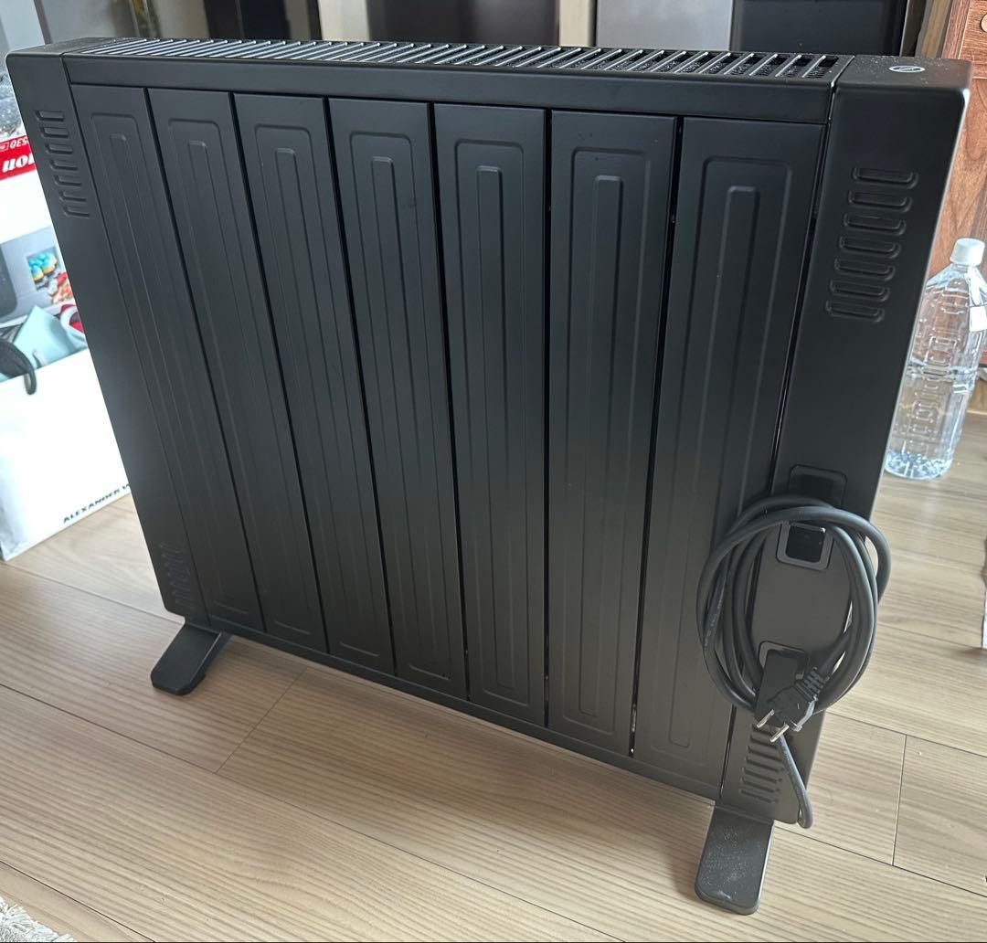1200W 電気ヒーター リモコン付き オイルレスヒーター 省エネ ノンオイル