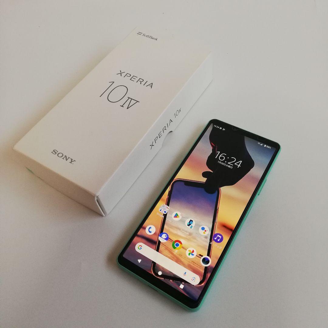 【SIMフリー】Xperia 10 Ⅳ A202so ミントカラー 利用制限〇