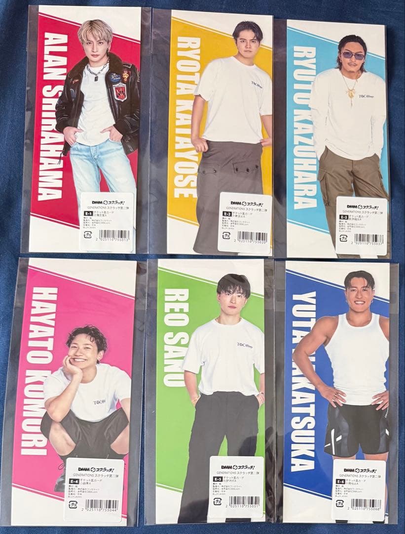 DMMスクラッチ GENERATIONSチケット風カード