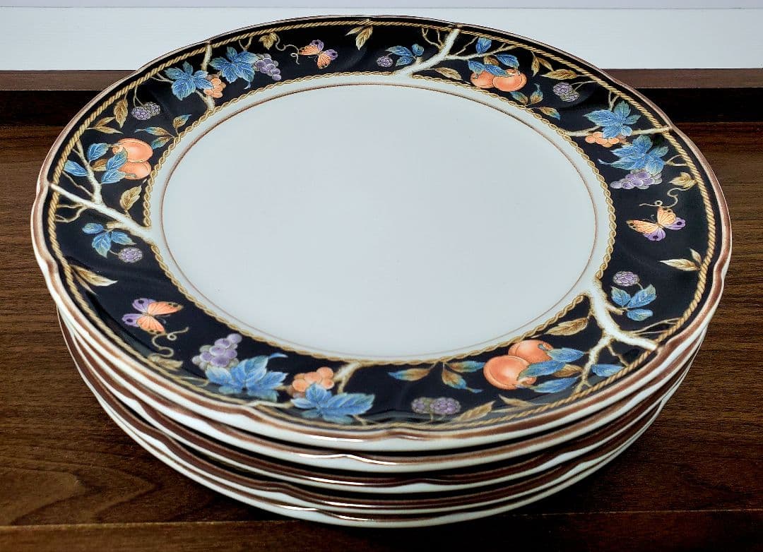 S23 ノリタケ　ストーンウェア　WIND CROFT　フルーツ　メインプレート