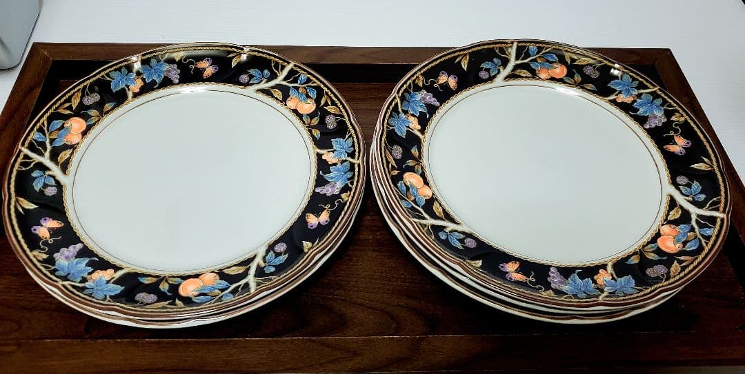 S23 ノリタケ　ストーンウェア　WIND CROFT　フルーツ　メインプレート