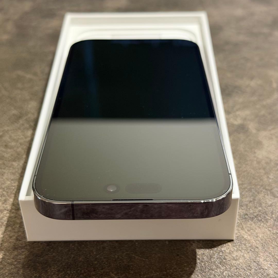 【超美品】Apple iPhone 14 Pro ディープパープル 本体