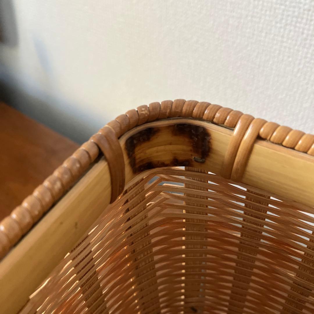 竹篭バスケット　ピクニックバスケット