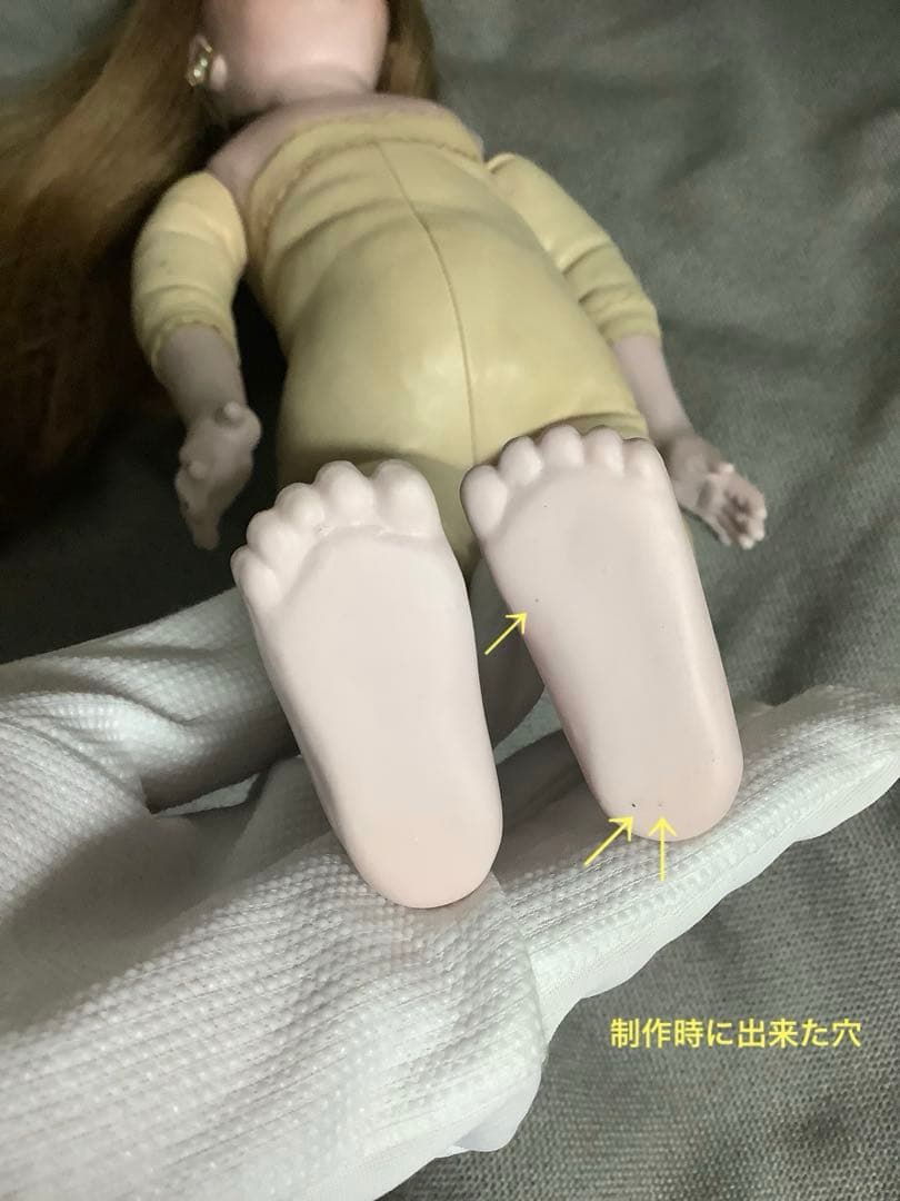 少し難あり！83年製 三輪ドール 約42cm レザーボディ