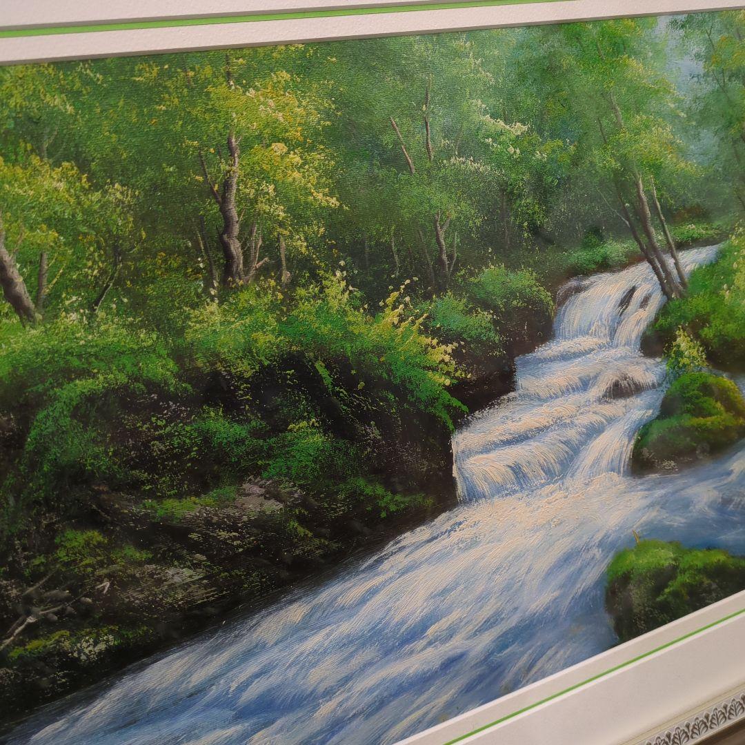 長橋保 油彩画 自然の風景