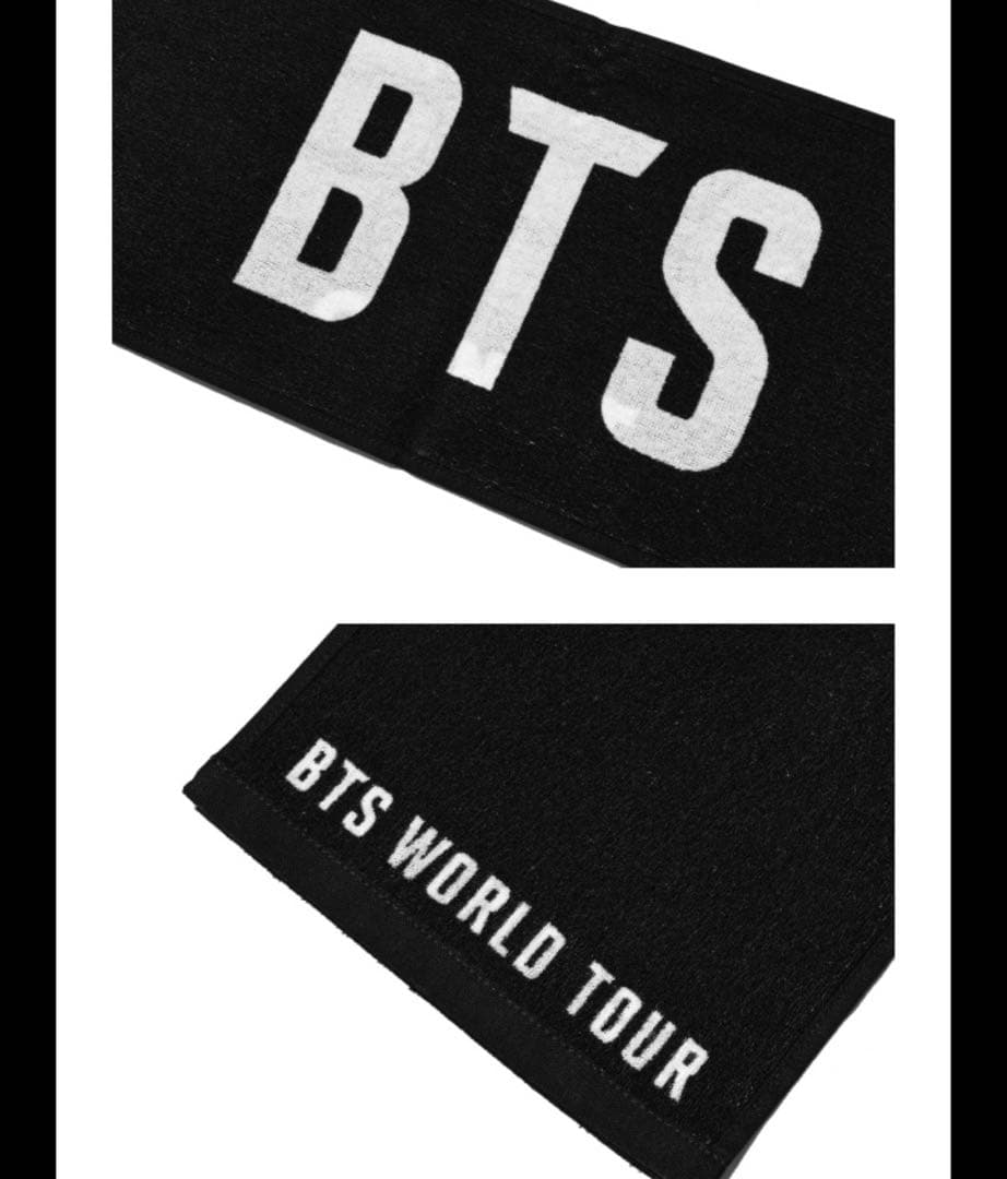 匿名配送★BTS ペンライト スローガンタオル 2点セット 日本限定