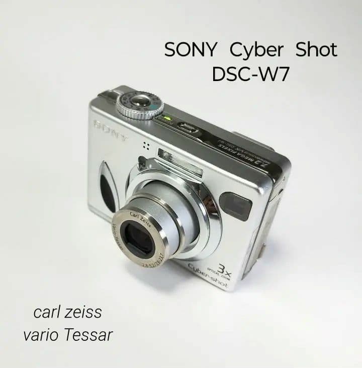コンデジ　SONY　Cyber-shot　DSC-Ｗ7　ソニー　サイバーショット