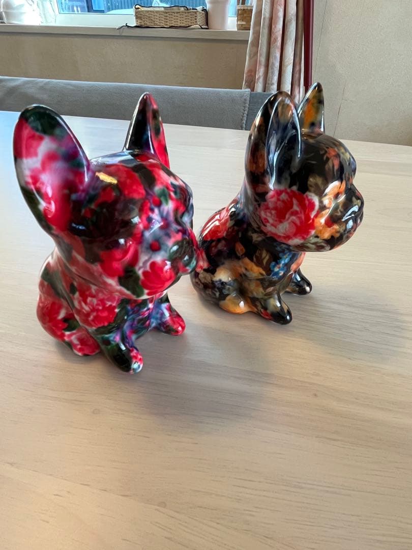 KARE フィオーレマネーボックス　フレンチブルドッグ 2個セット