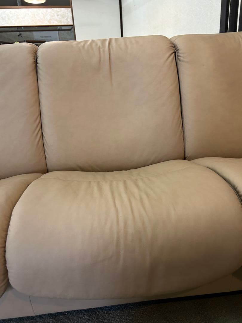 エコーネス　ストレスレス　エルドラドローバック　3人掛けリクライニングソファ