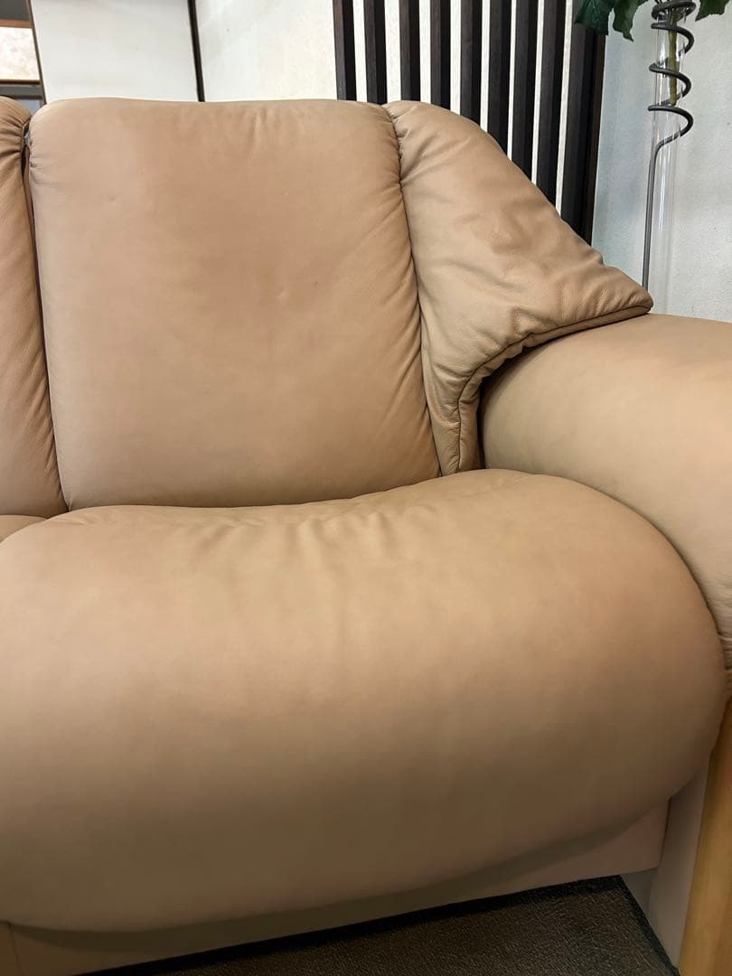 エコーネス　ストレスレス　エルドラドローバック　3人掛けリクライニングソファ