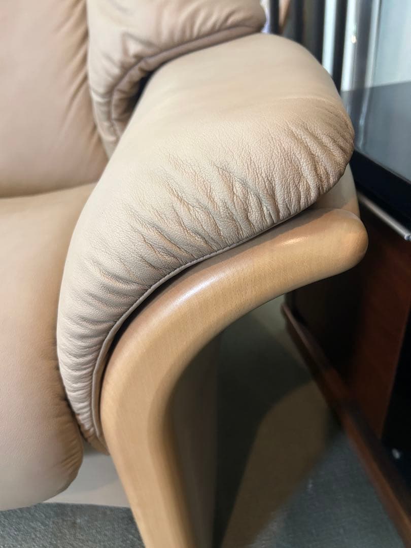 エコーネス　ストレスレス　エルドラドローバック　3人掛けリクライニングソファ