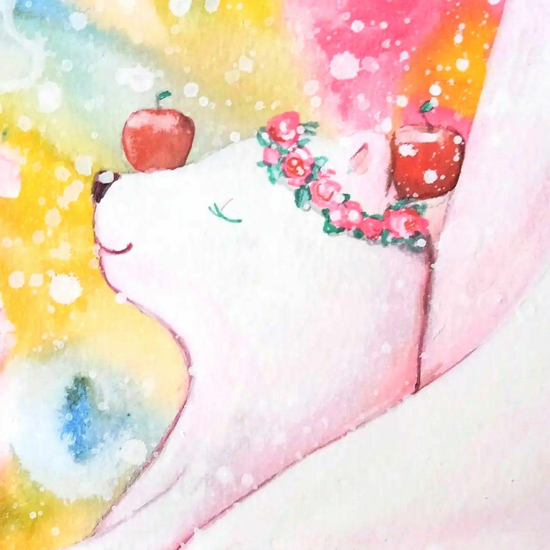 イラストレーター Yosi アクリル画 原画　 超希少な作品　真作　１点もの