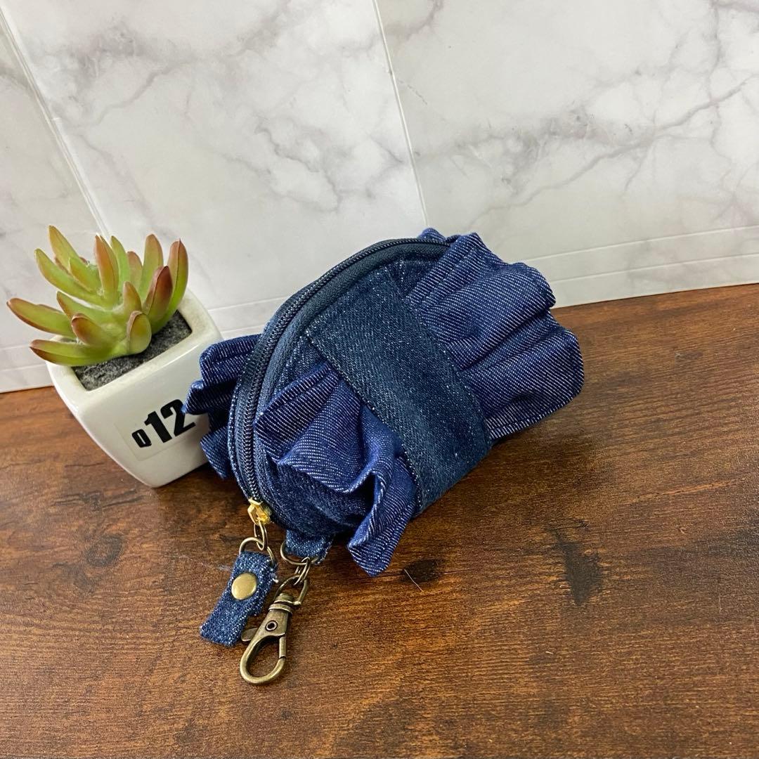 専用※Ｎｏ.53 デニムリメイク【フリル付きお財布バッグ】ハンドメイド