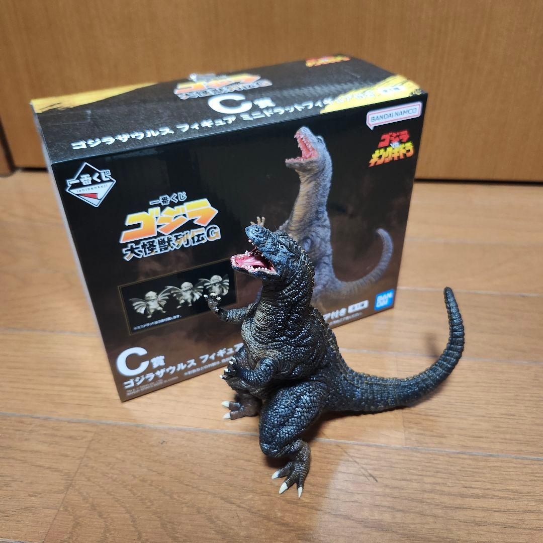 一番くじ　ゴジラ　大怪獣列伝G　B賞　モスラ・C賞　ゴジラザウルス　ミニドラット