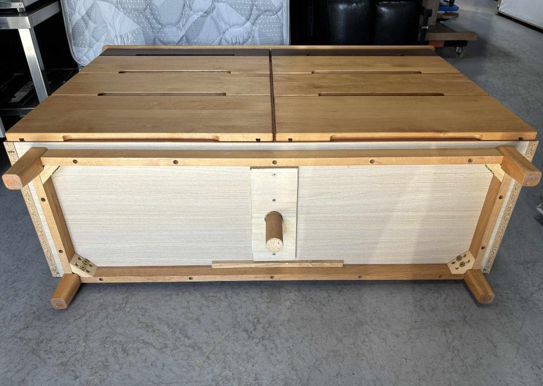 服部家具 天然木チェスト PARCO 120 LC-4、4段 幅120cm