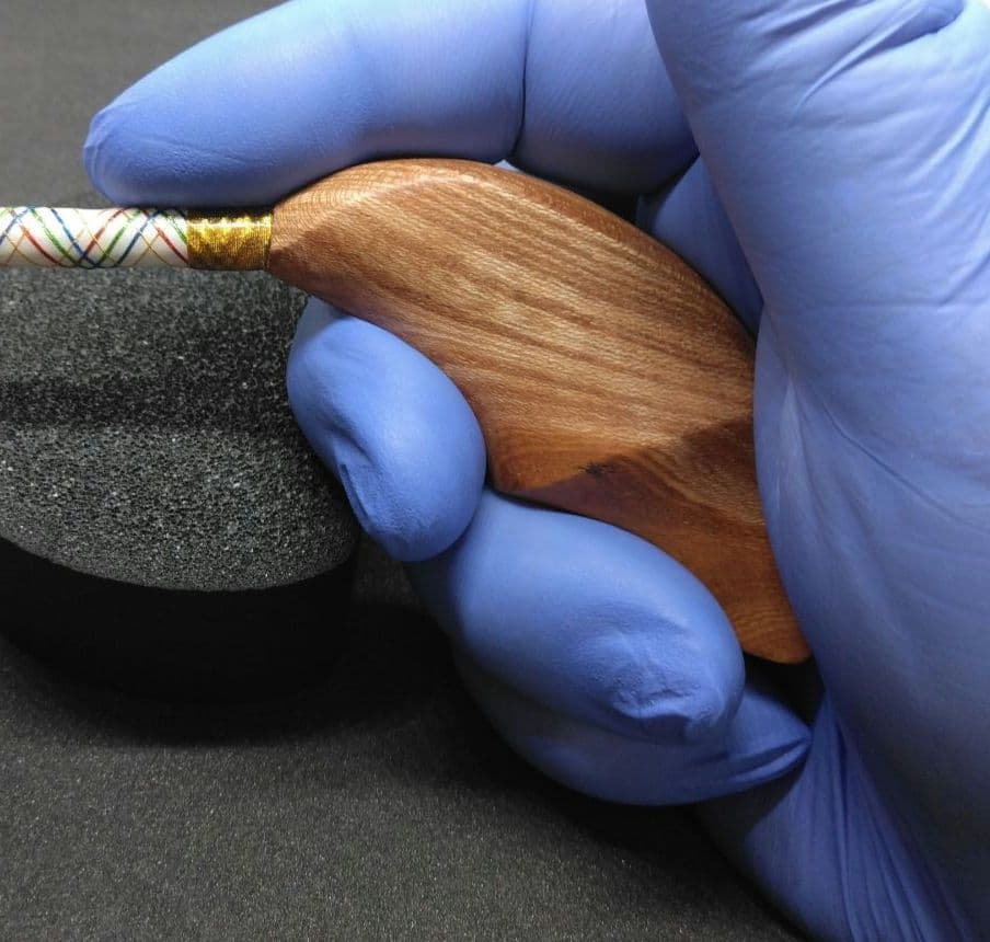 指揮棒　ウッドオフセットグリップ　ケヤキ