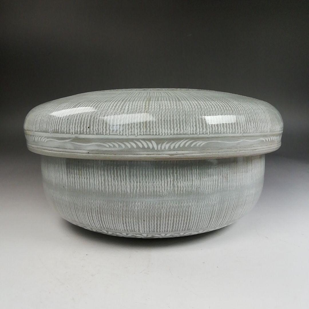 Ｗ３５７　喰籠　『三島　喰籠』『陶楽 造』　共箱　菓子器　茶道具
