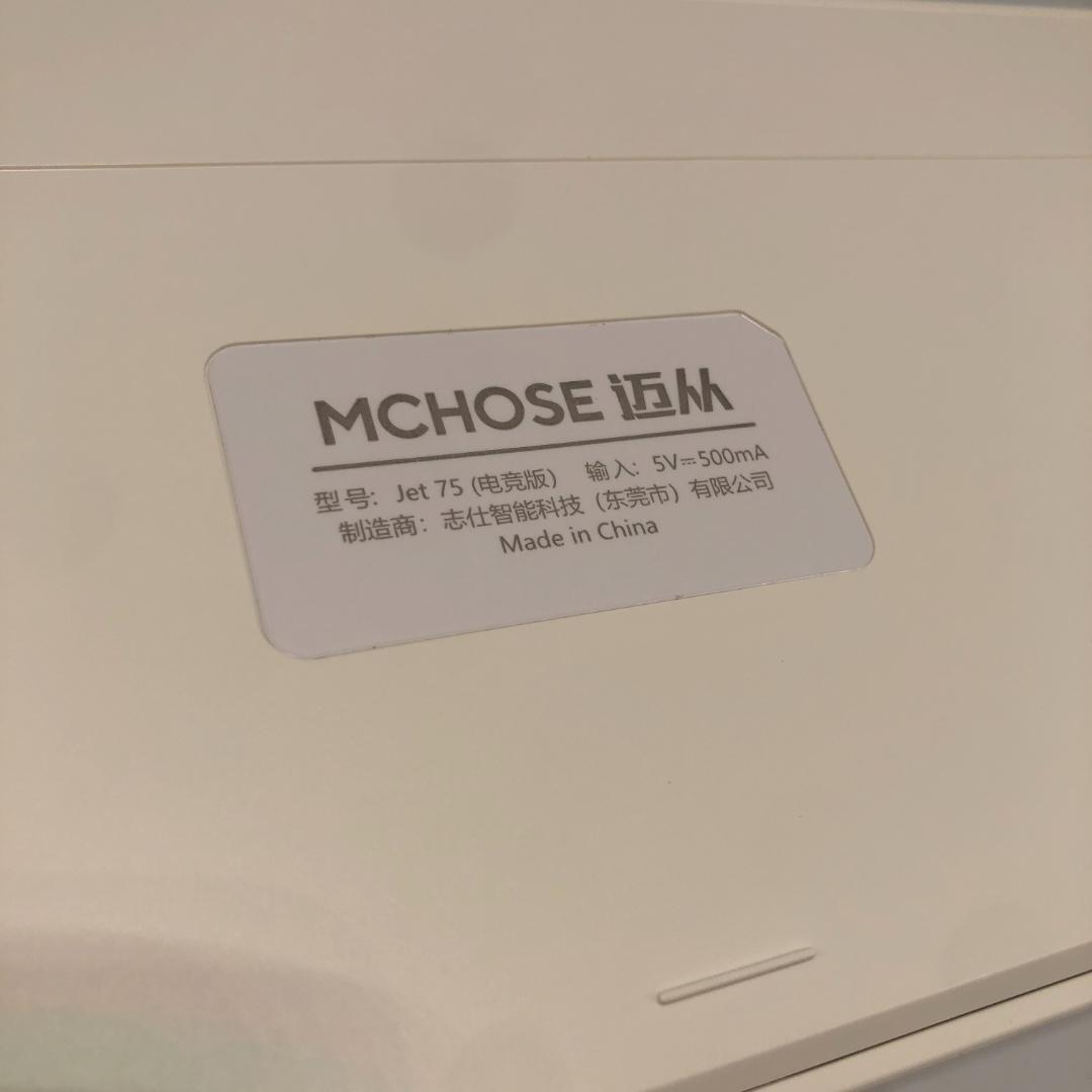 MCHOSE Jet75 eスポーツ ゲーミングキーボード/Y31773-R1