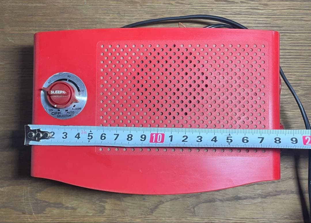動作確認済み 昭和レトロ ラジオ付 パタパタ時計 National RC-185