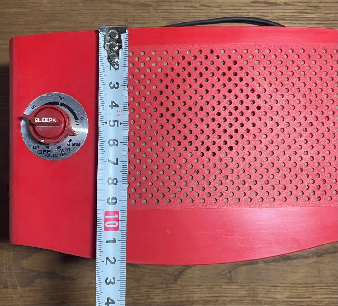 動作確認済み 昭和レトロ ラジオ付 パタパタ時計 National RC-185