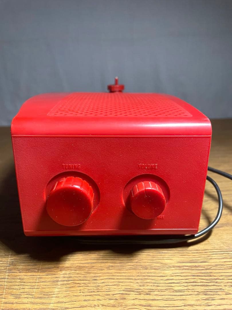 動作確認済み 昭和レトロ ラジオ付 パタパタ時計 National RC-185