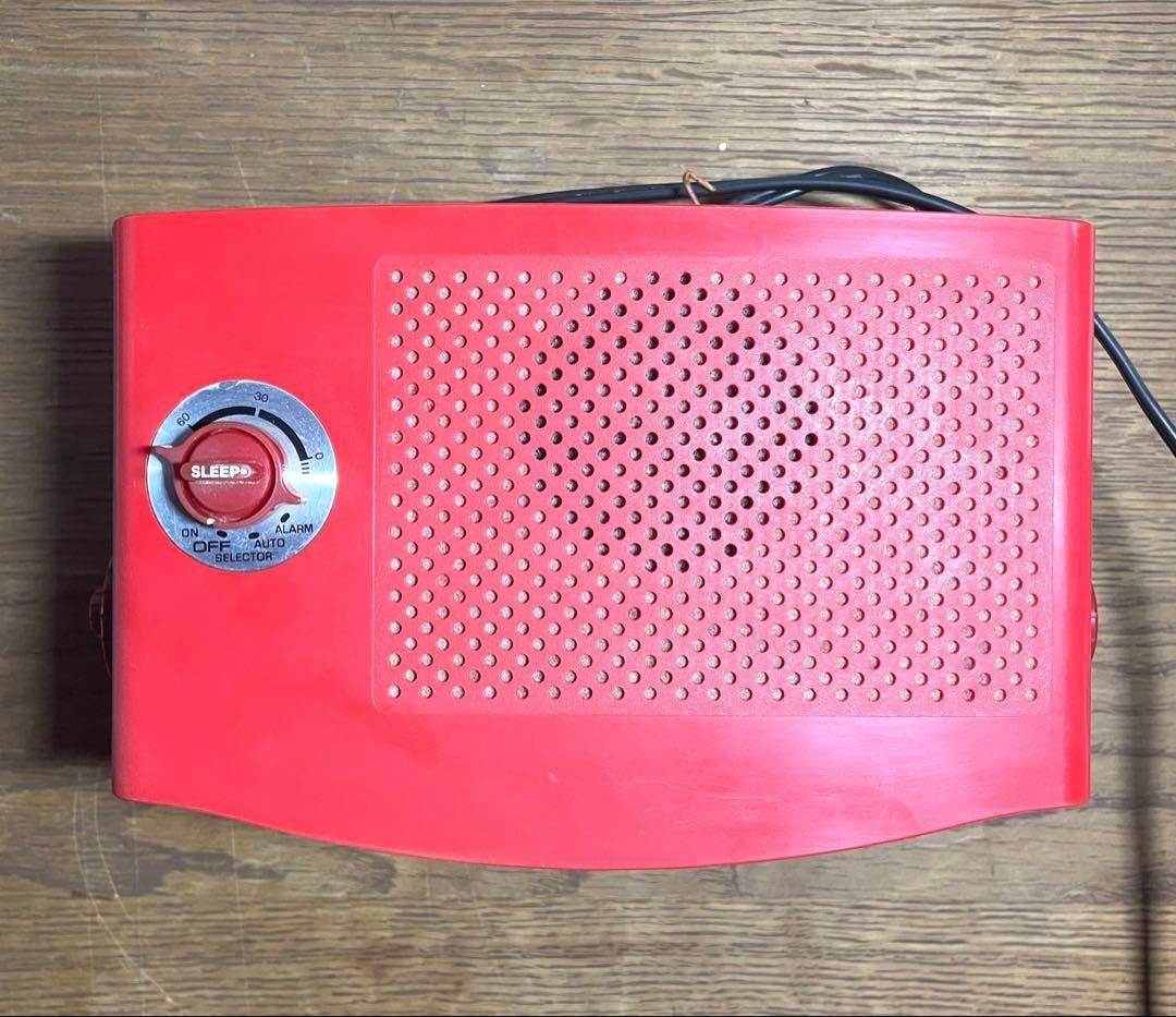 動作確認済み 昭和レトロ ラジオ付 パタパタ時計 National RC-185