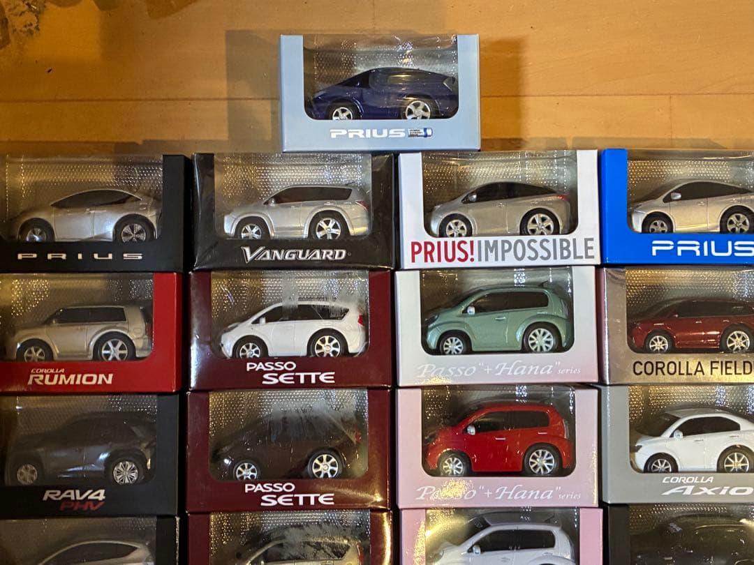 ドライブタウン トヨタ プルバック カラーサンプル 非売品 ノベルティ 当時物