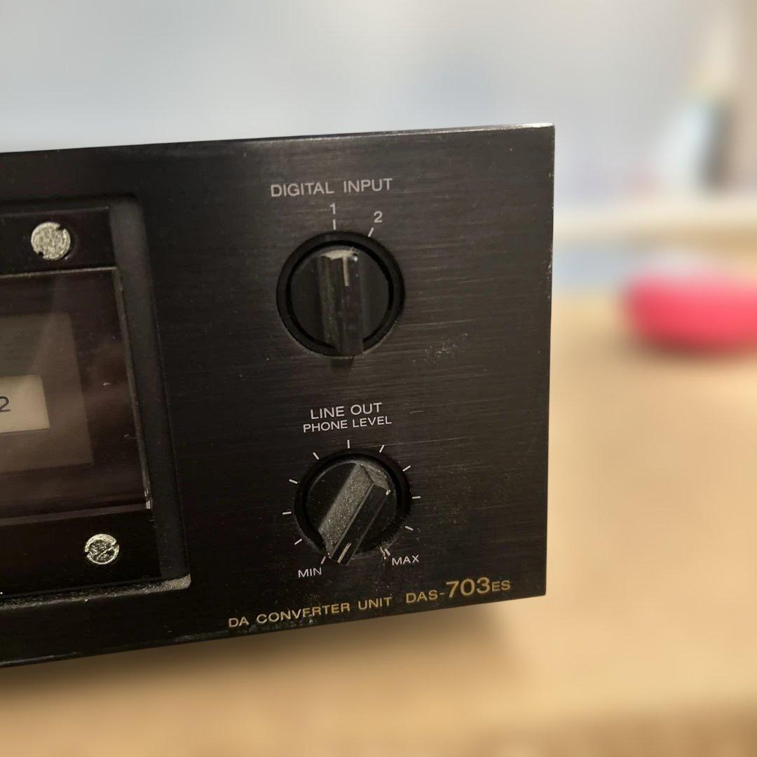 SONY DAS-703ES DAコンバーター　現状品通電済　動作未確認
