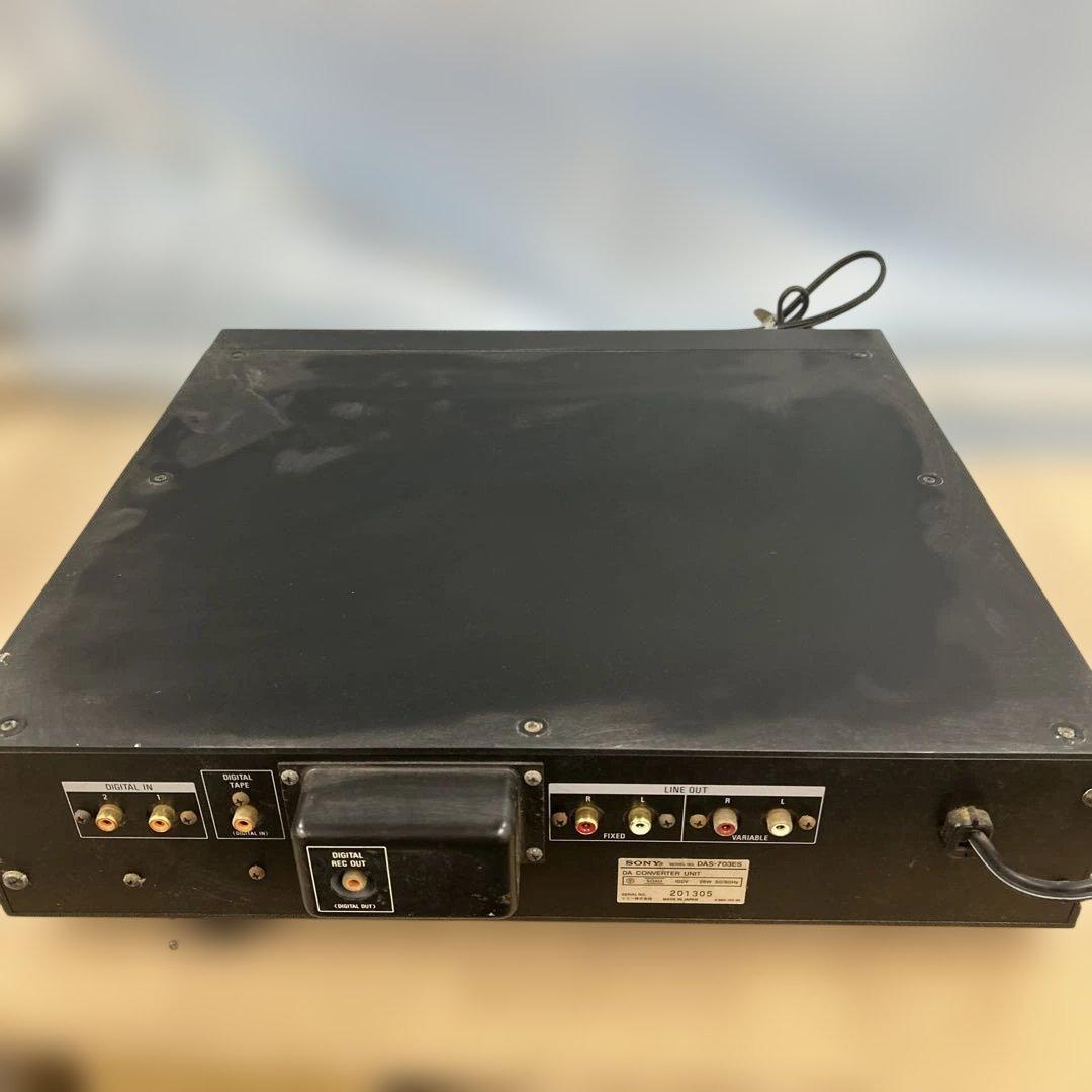 SONY DAS-703ES DAコンバーター　現状品通電済　動作未確認