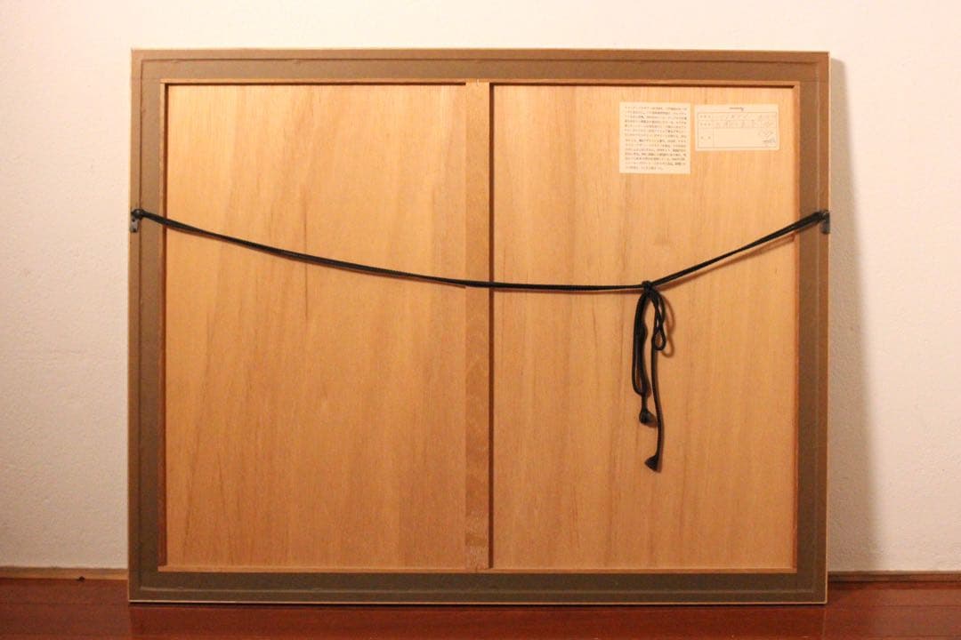 No4820 額装　クロード・マヌキアン　リトグラフ「公園での出会い」　送料無料