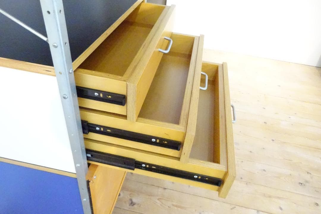 名作　ハーマンミラー　イームズ　ストレージユニット　ESU　４段２列