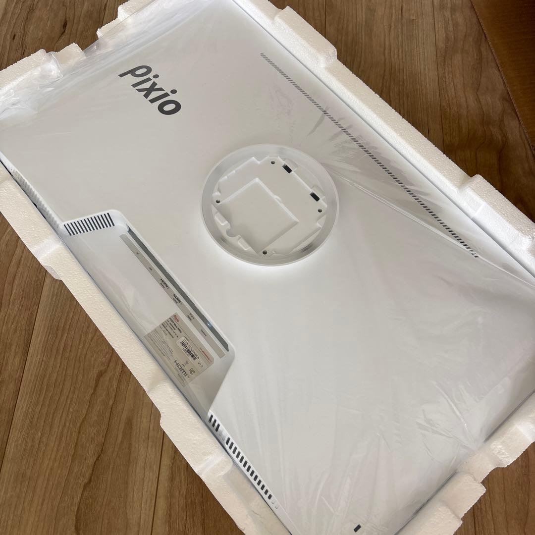 ピクシオゲーミングモニター27型ホワイトPX278WAVEW-Oモニターアーム付