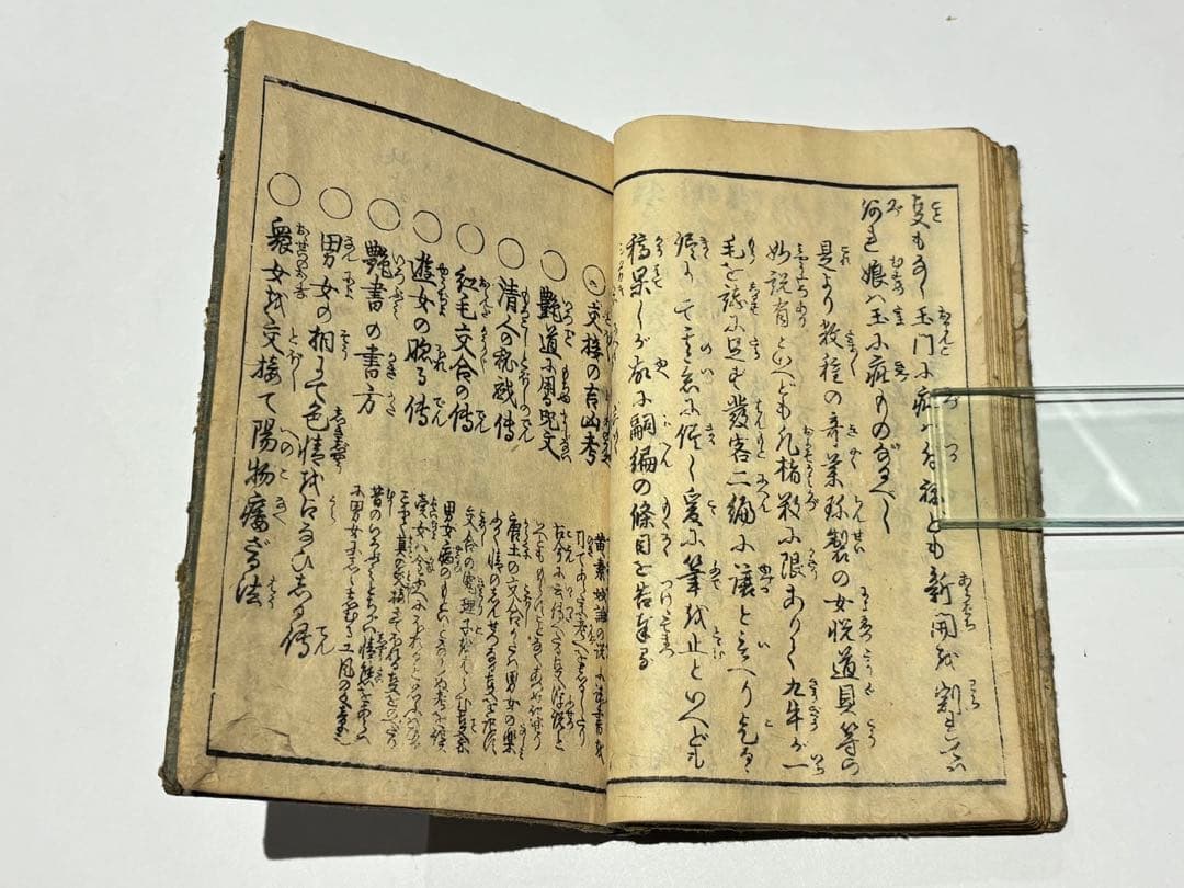 「艶説秘事枕 下の巻」英泉 彩色木版刷り 1冊|艶本 春画 浮世絵 木版画