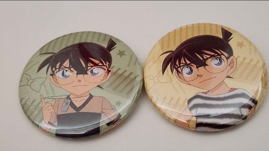 名探偵コナン　コナン　灰原哀　キャラバッジ　灰原がいっぱい　缶バッジ　レア　希少