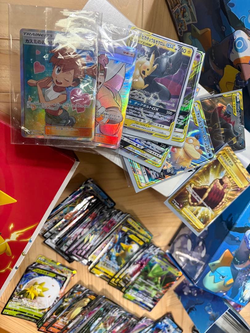 ポケモンカードゲーム 引退品 UR,SR,SSR入り ボックス、スリーブ付き