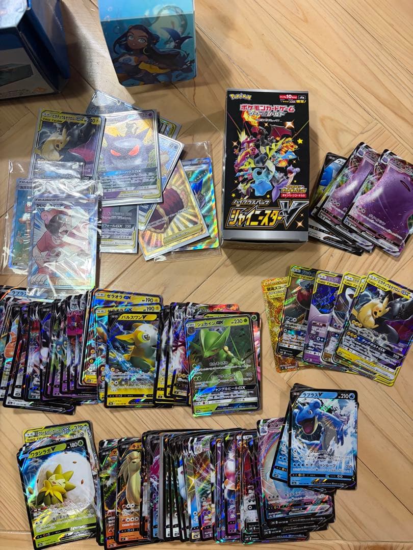 ポケモンカードゲーム 引退品 UR,SR,SSR入り ボックス、スリーブ付き