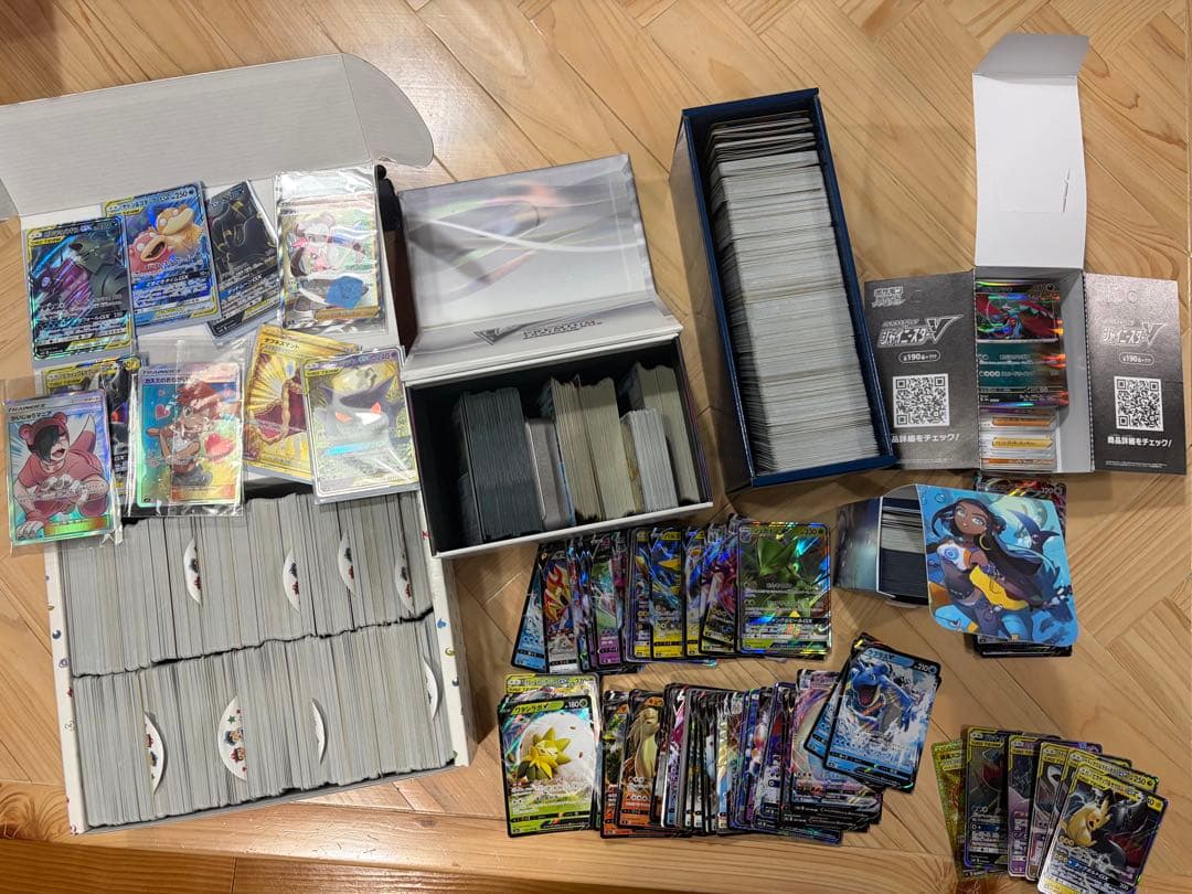 ポケモンカードゲーム 引退品 UR,SR,SSR入り ボックス、スリーブ付き