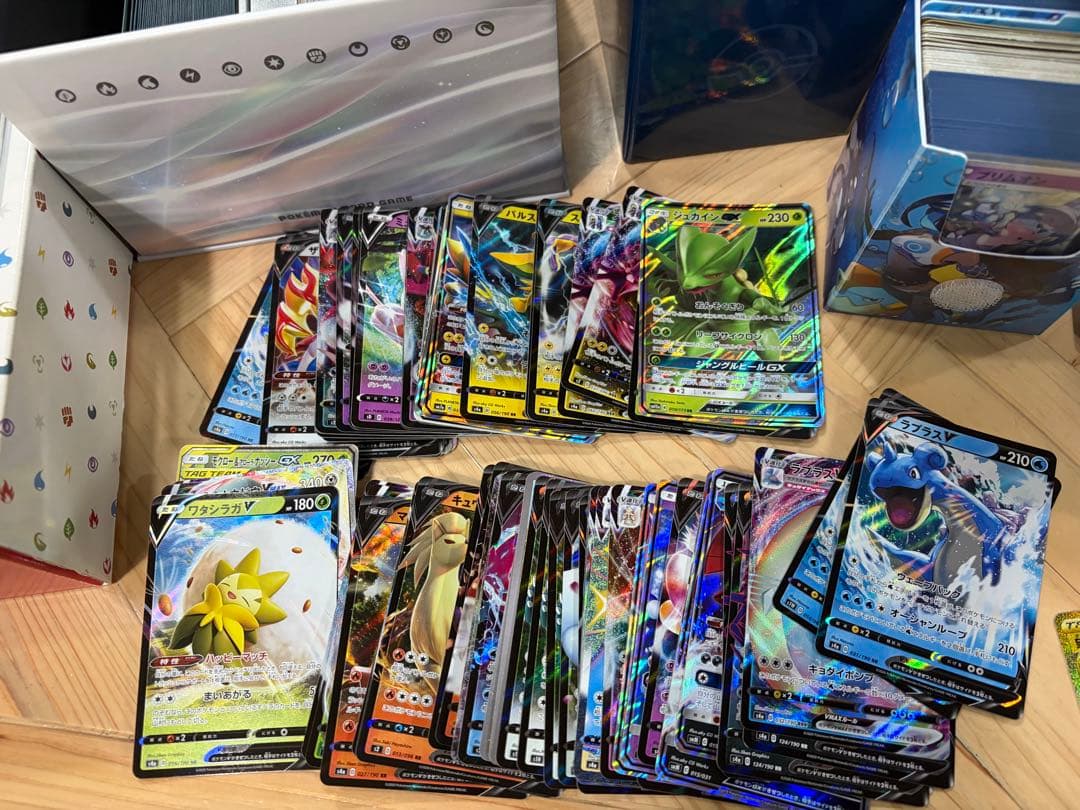 ポケモンカードゲーム 引退品 UR,SR,SSR入り ボックス、スリーブ付き