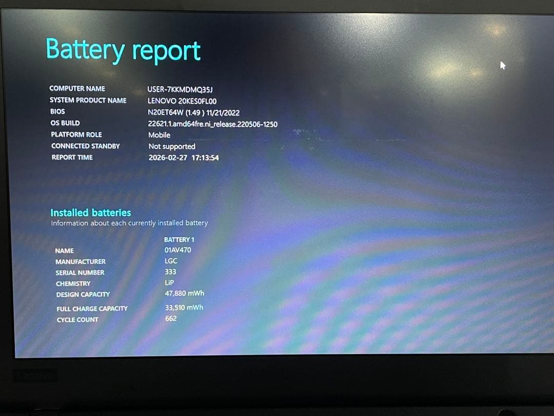 LenovoThinkpad TP00093Aノートパソコンi5-8250U