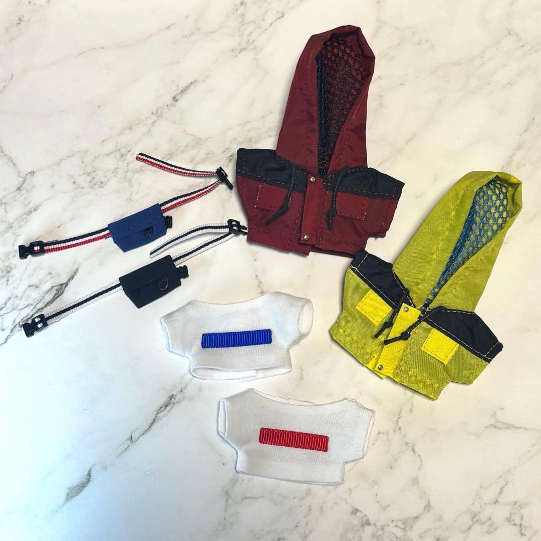 【ぺぱ】オーダー品/10cmぬい服　マウンテンパーカー+Tシャツ