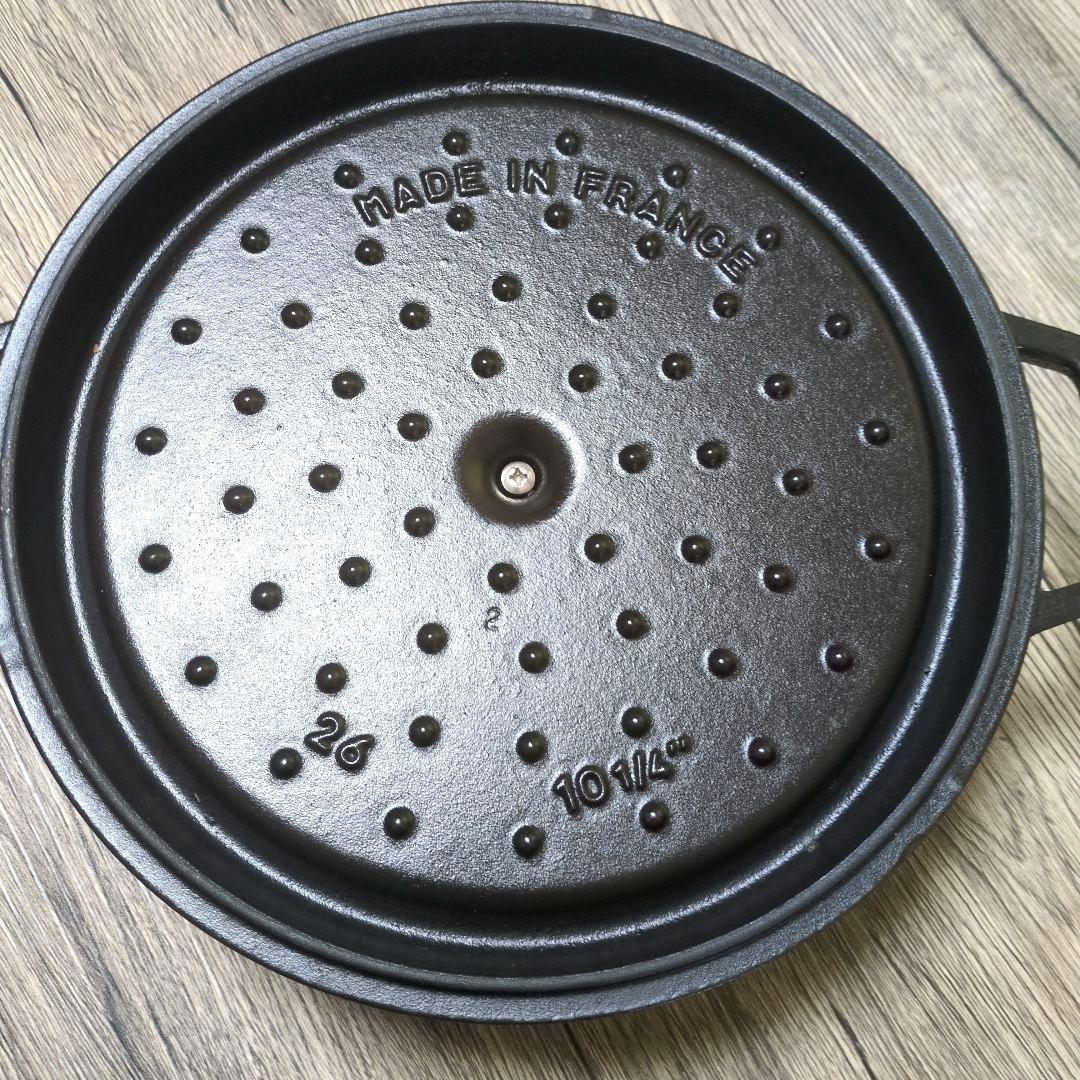 サタケマン様 STAUB ラ・ココット 26cm 鋳鉄鍋