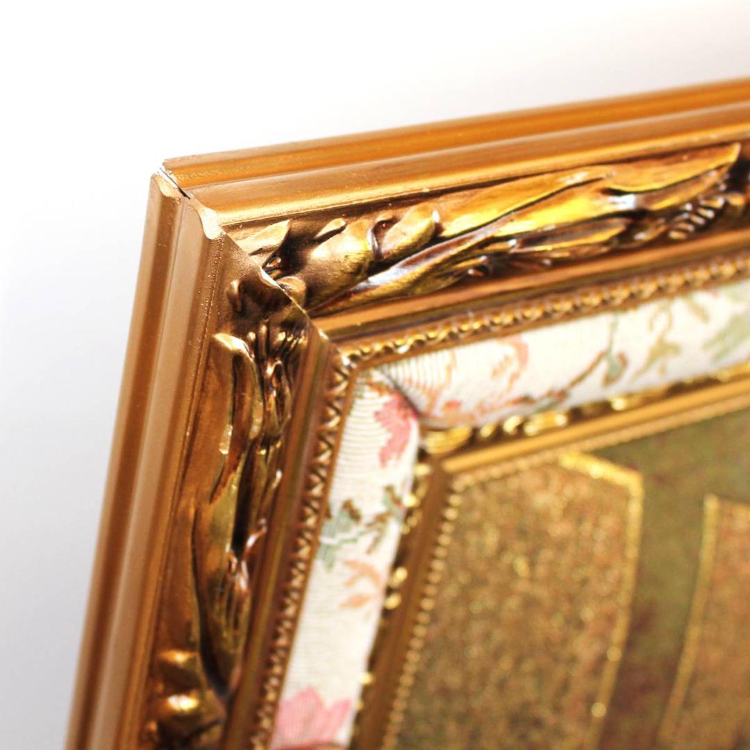 絵画 最後の晩餐 フランス・ゴブラン織り使用 キャンバス 額絵 アンティーク