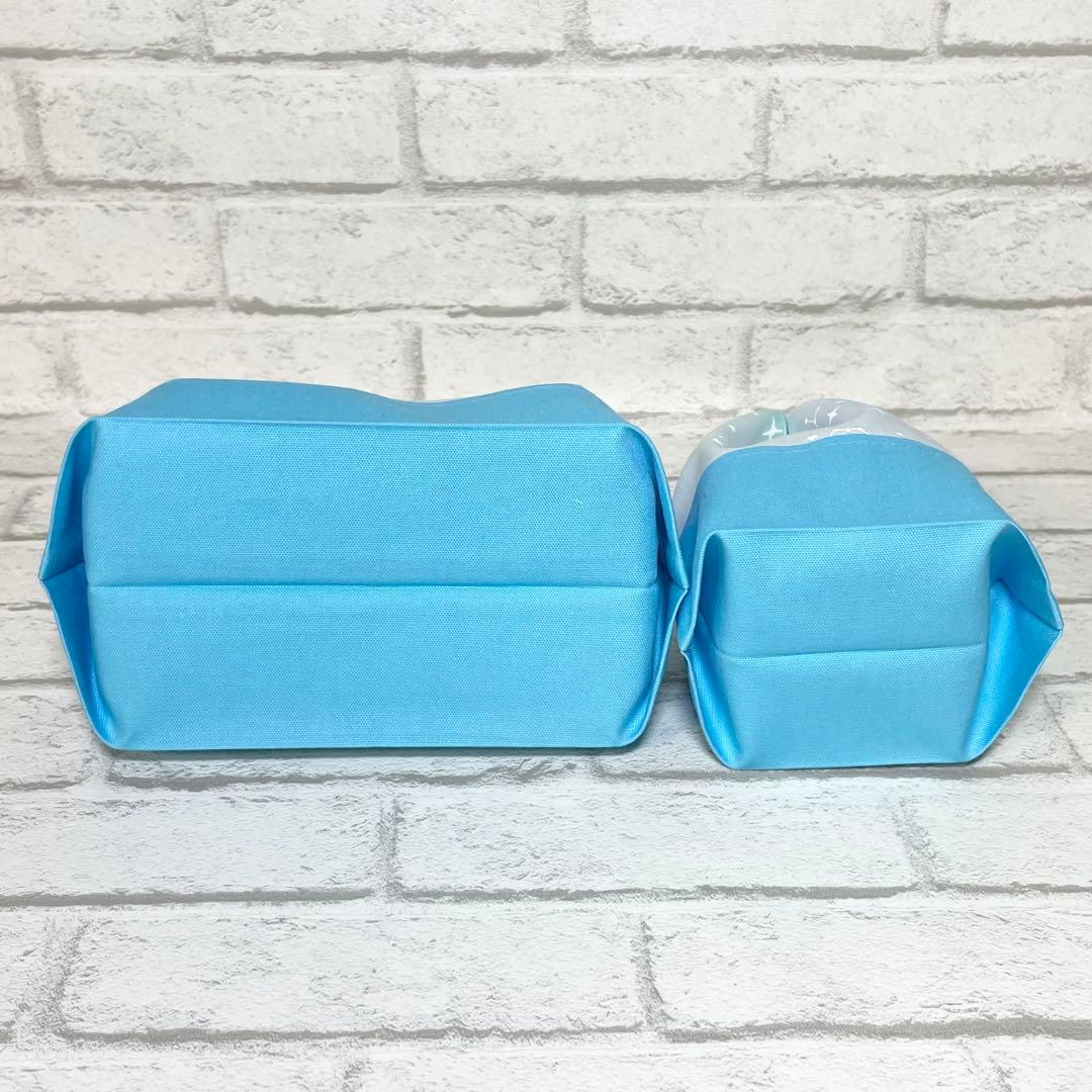 星座とユニコーン(グリーン)×ターコイズブルー　入園入学グッズ5点セット