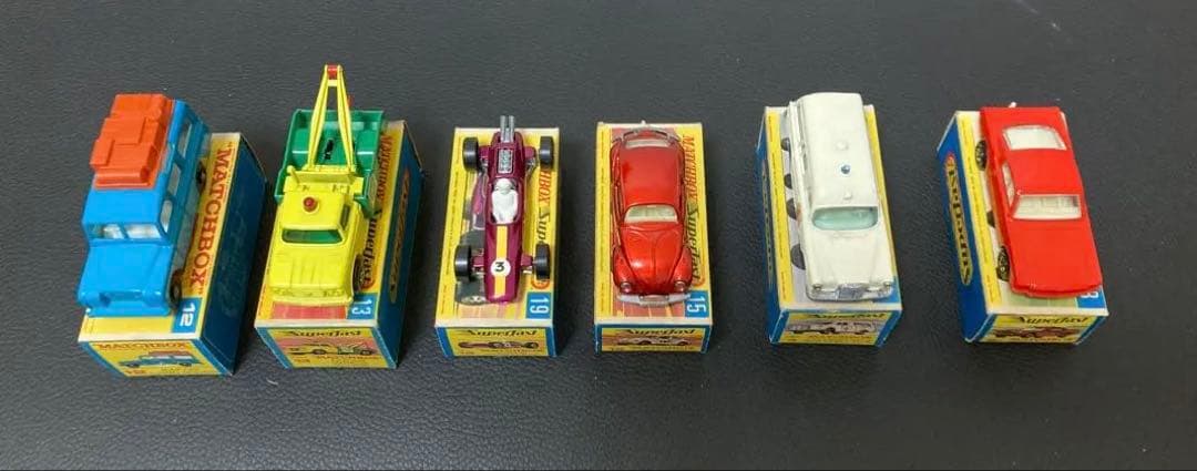 マッチボックス　ミニカー 6台セット オリジナルボックス付き