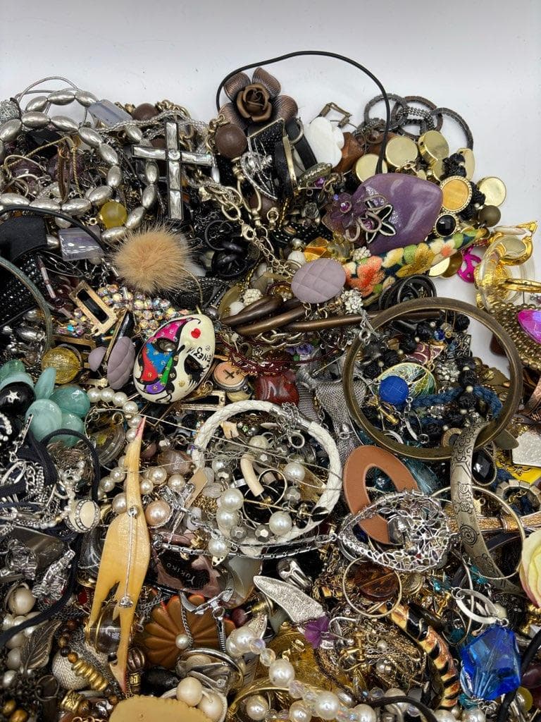 5kg イミテーション　まとめ　アクセサリー　メッキ　パール　お宝　⑦　遺品