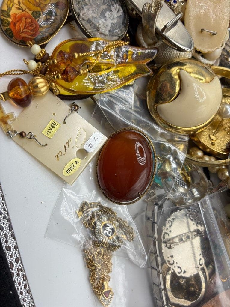 5kg イミテーション　まとめ　アクセサリー　メッキ　パール　お宝　⑦　遺品