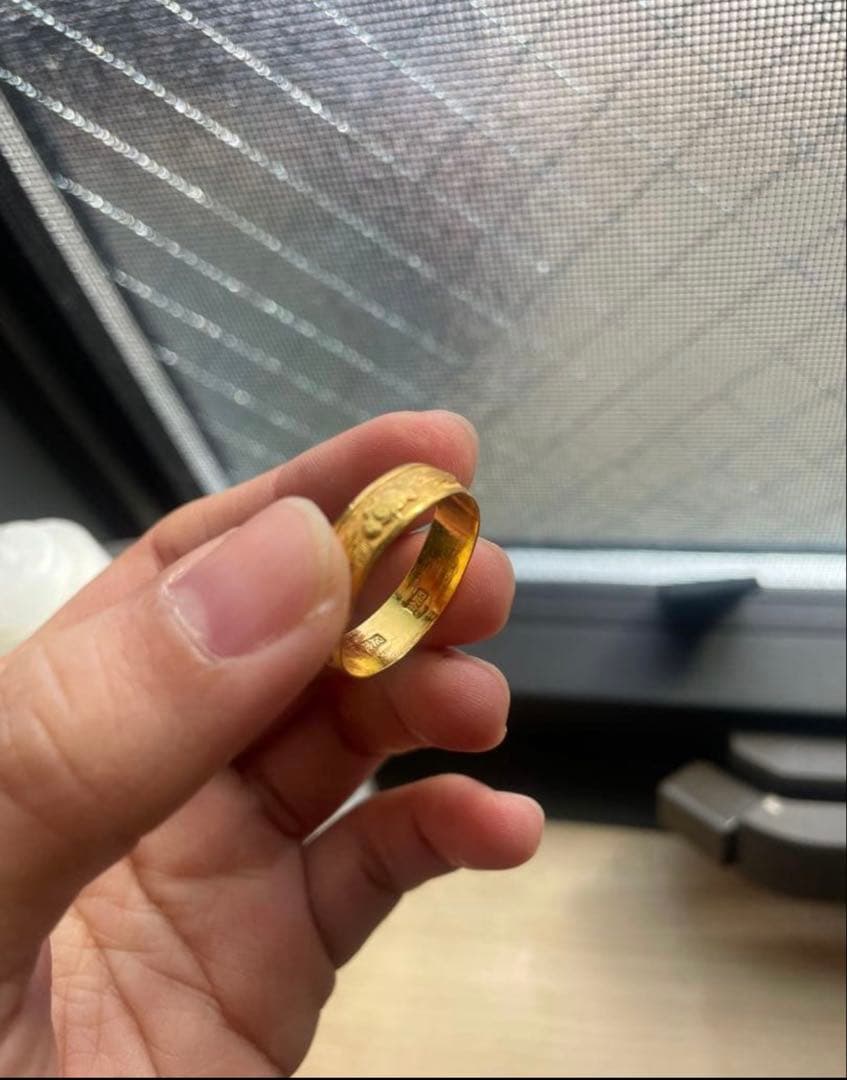 足金　足金　リング　純金