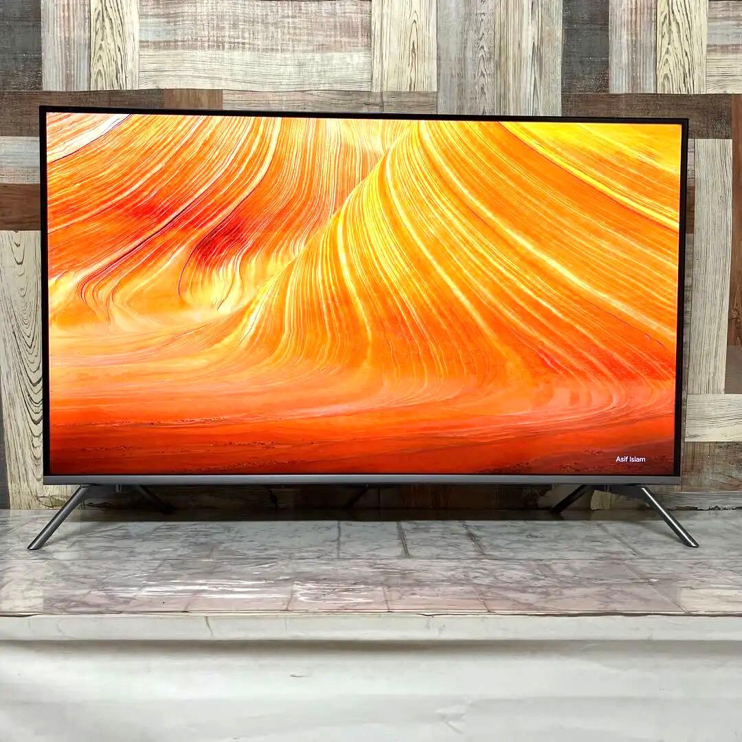 オコジョさん戦用❣️3年前購入ジョワイユ43V型フレームレス4Kチューナ内蔵テレビ