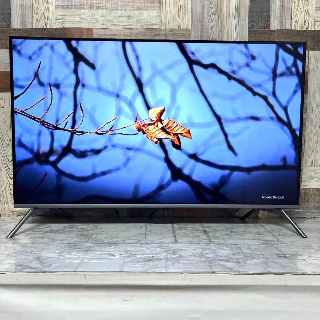 オコジョさん戦用❣️3年前購入ジョワイユ43V型フレームレス4Kチューナ内蔵テレビ